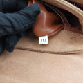 City Calf Bolsa Chain FlapBrownsuede1BD009117 Aシティカーフチェーンフラップバッグブラウンスエード1BD009117 A