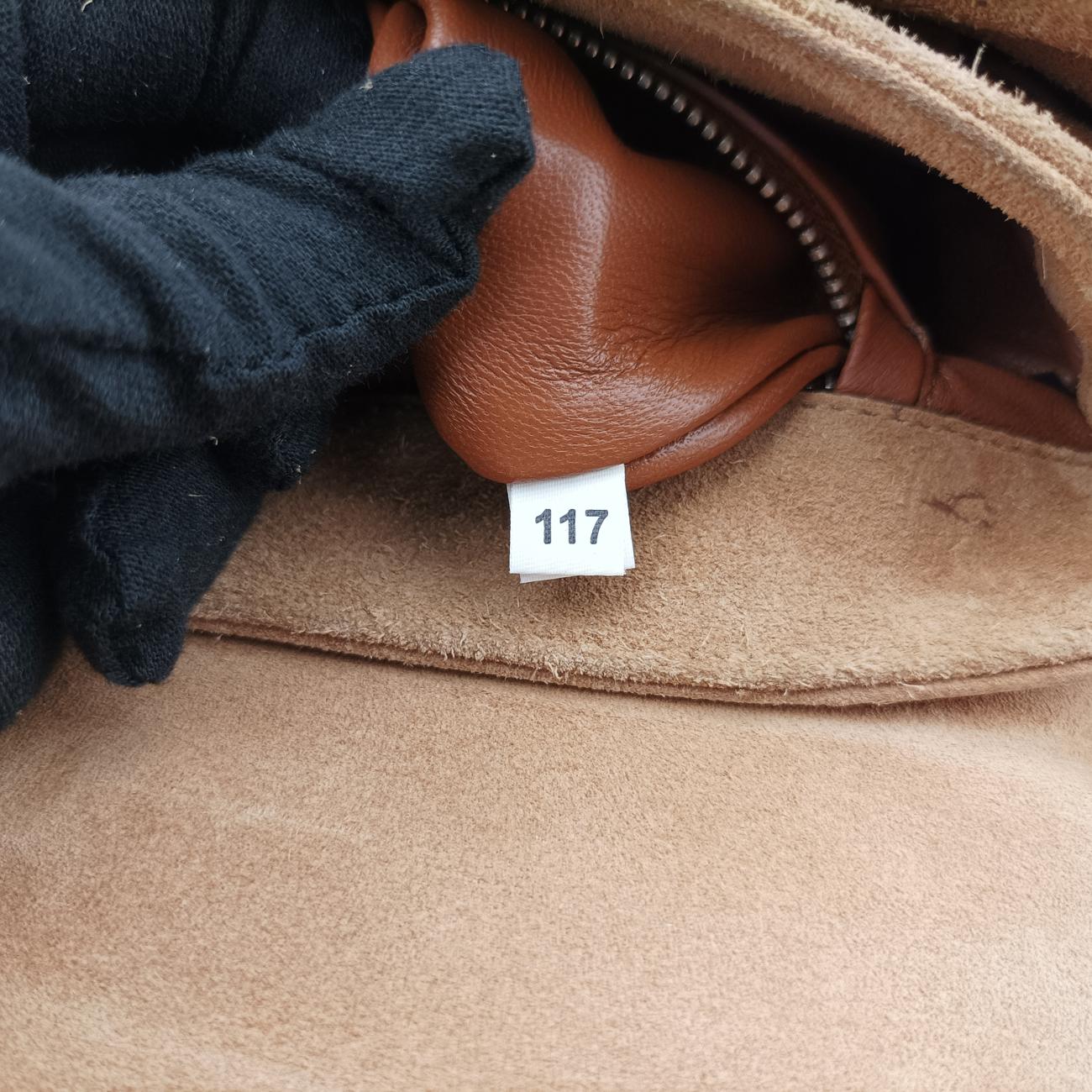City Calf Bolsa Chain FlapBrownsuede1BD009117 Aシティカーフチェーンフラップバッグブラウンスエード1BD009117 A
