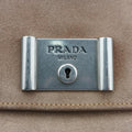 City Calf Bolsa Chain FlapBrownsuede1BD009117 Aシティカーフチェーンフラップバッグブラウンスエード1BD009117 A