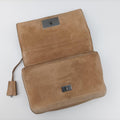 City Calf Bolsa Chain FlapBrownsuede1BD009117 Aシティカーフチェーンフラップバッグブラウンスエード1BD009117 A