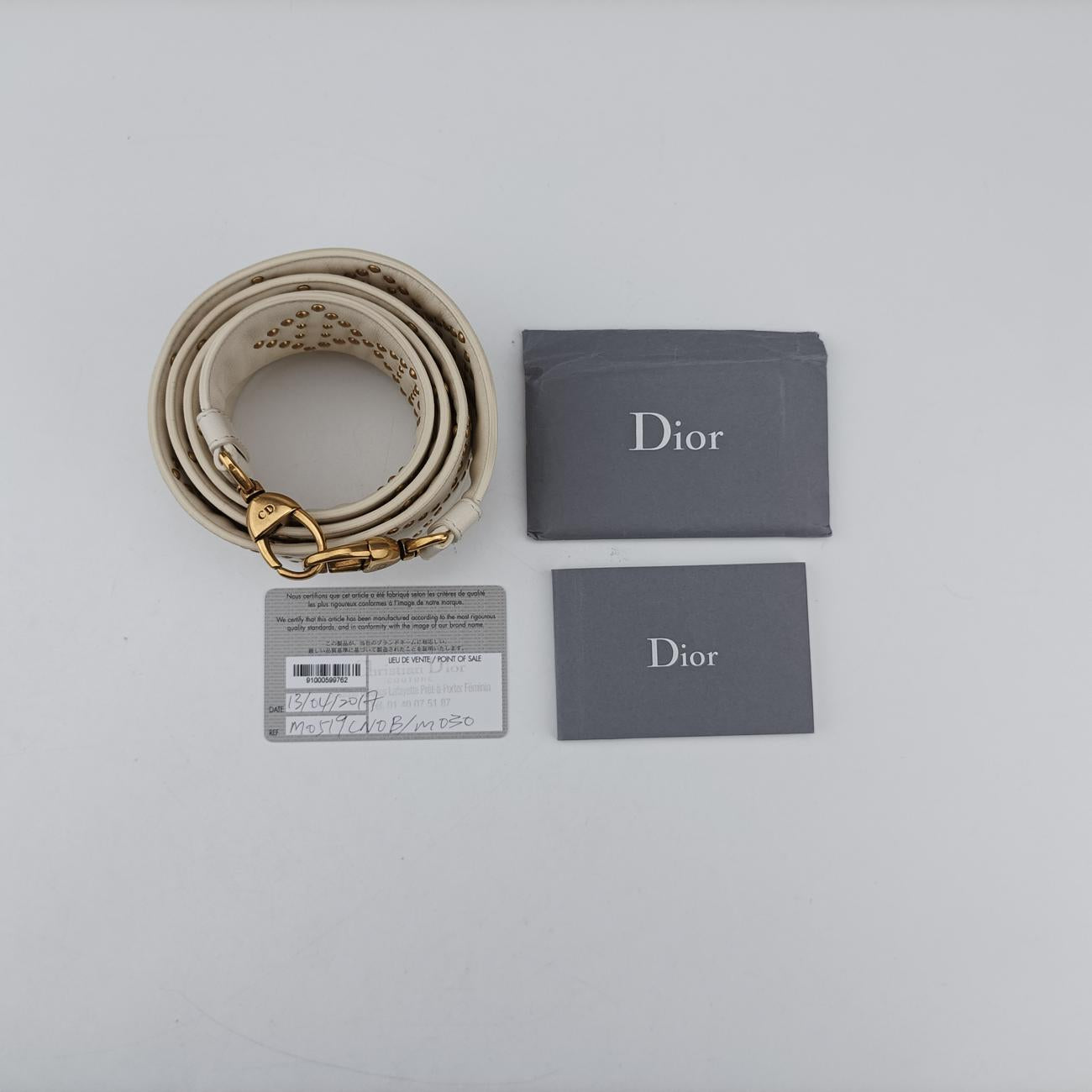Lady DiorWhiteLeather28-MA-0117レディディオールホワイトレザー28-MA-0117