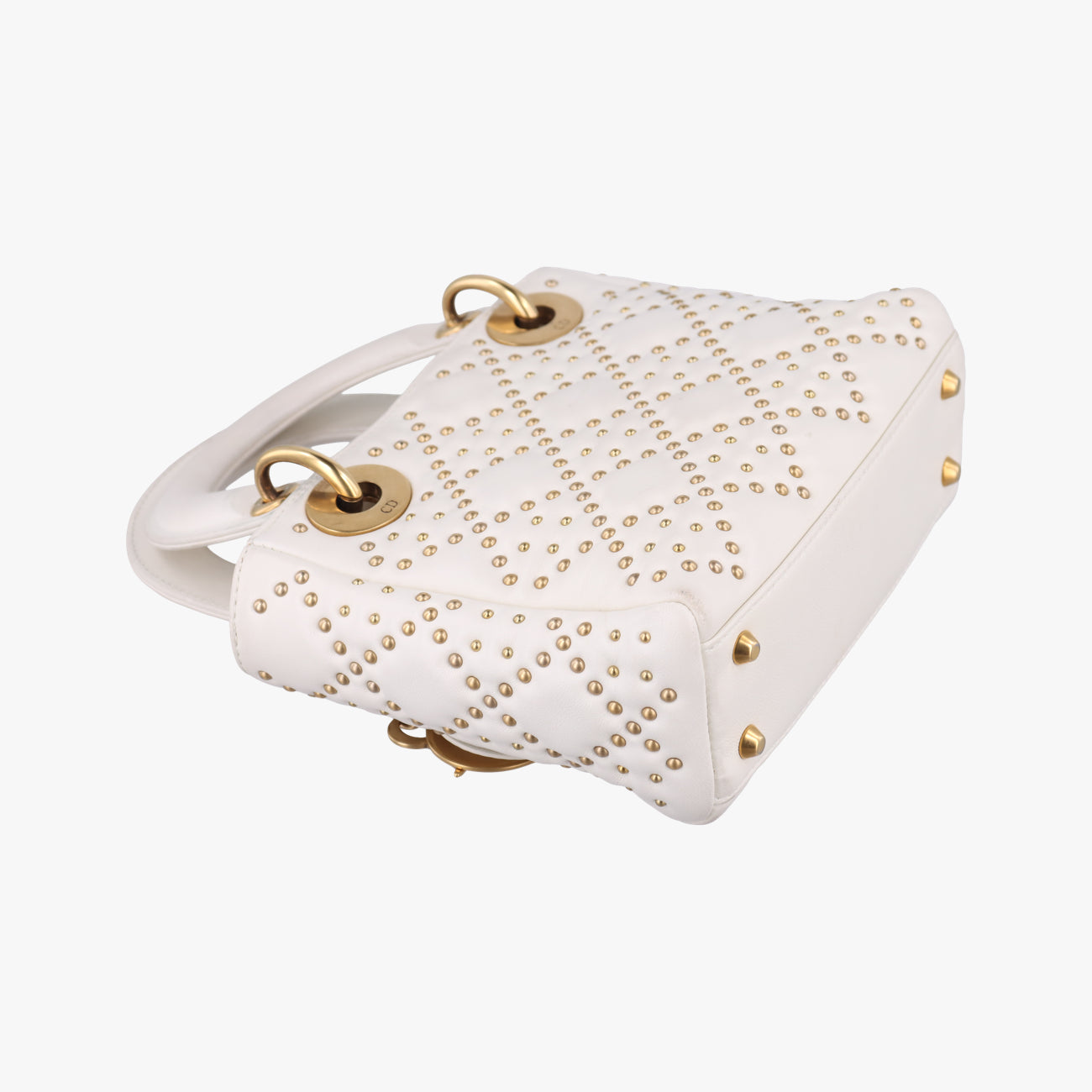 Lady DiorWhiteLeather28-MA-0117レディディオールホワイトレザー28-MA-0117