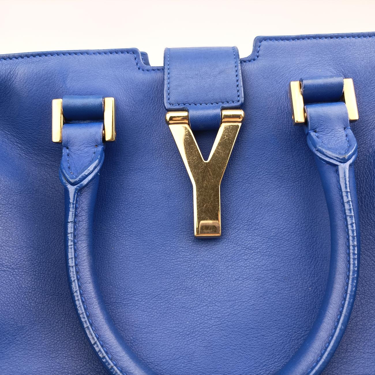Y Ligne Petit CabasBlueLeather311210PMR311210.1113Yライン プチカバスブルーレザー311210PMR311210.1113