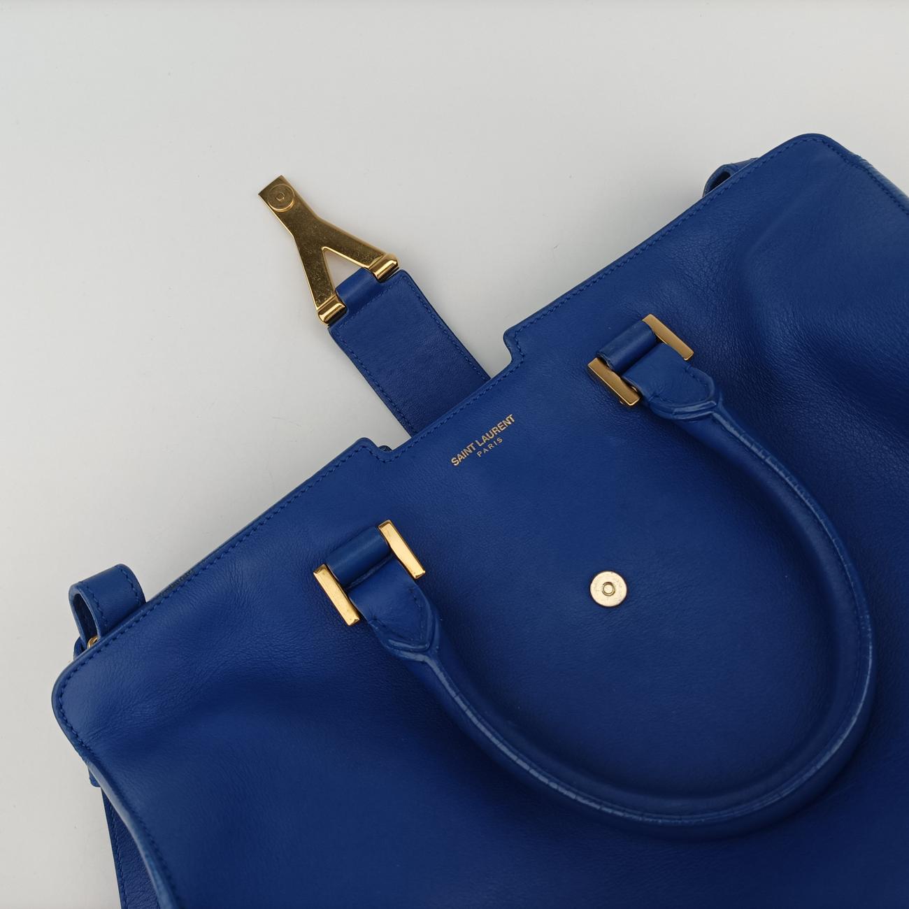 Y Ligne Petit CabasBlueLeather311210PMR311210.1113Yライン プチカバスブルーレザー311210PMR311210.1113