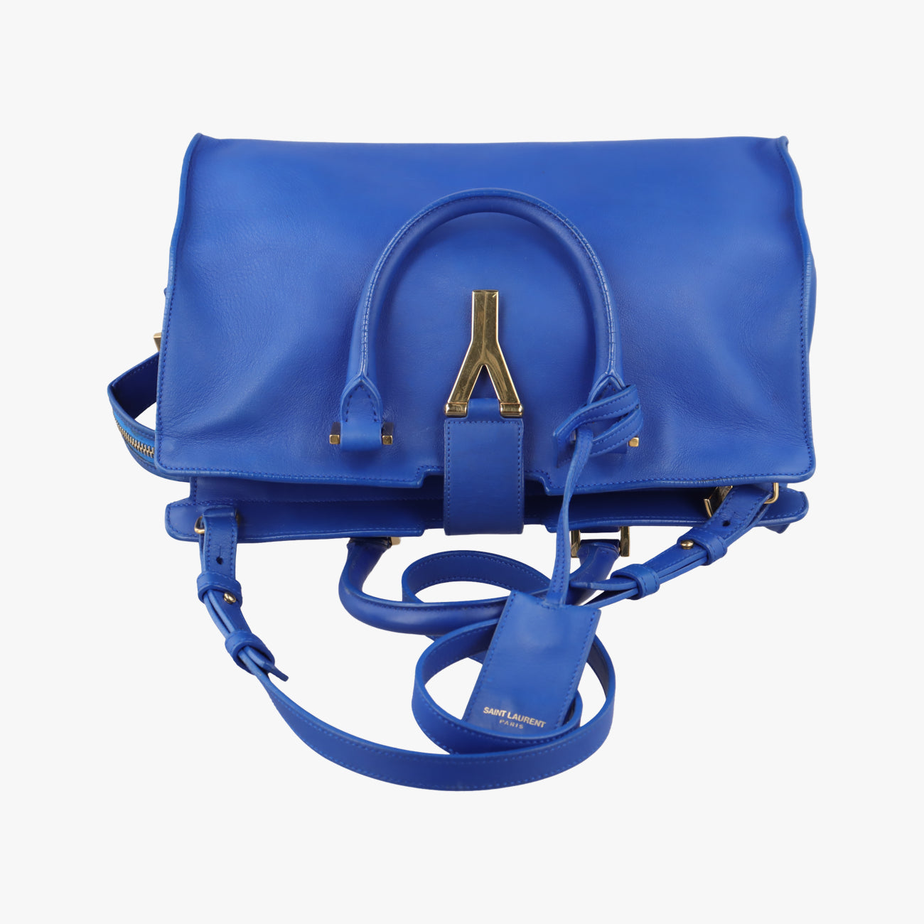 Y Ligne Petit CabasBlueLeather311210PMR311210.1113Yライン プチカバスブルーレザー311210PMR311210.1113