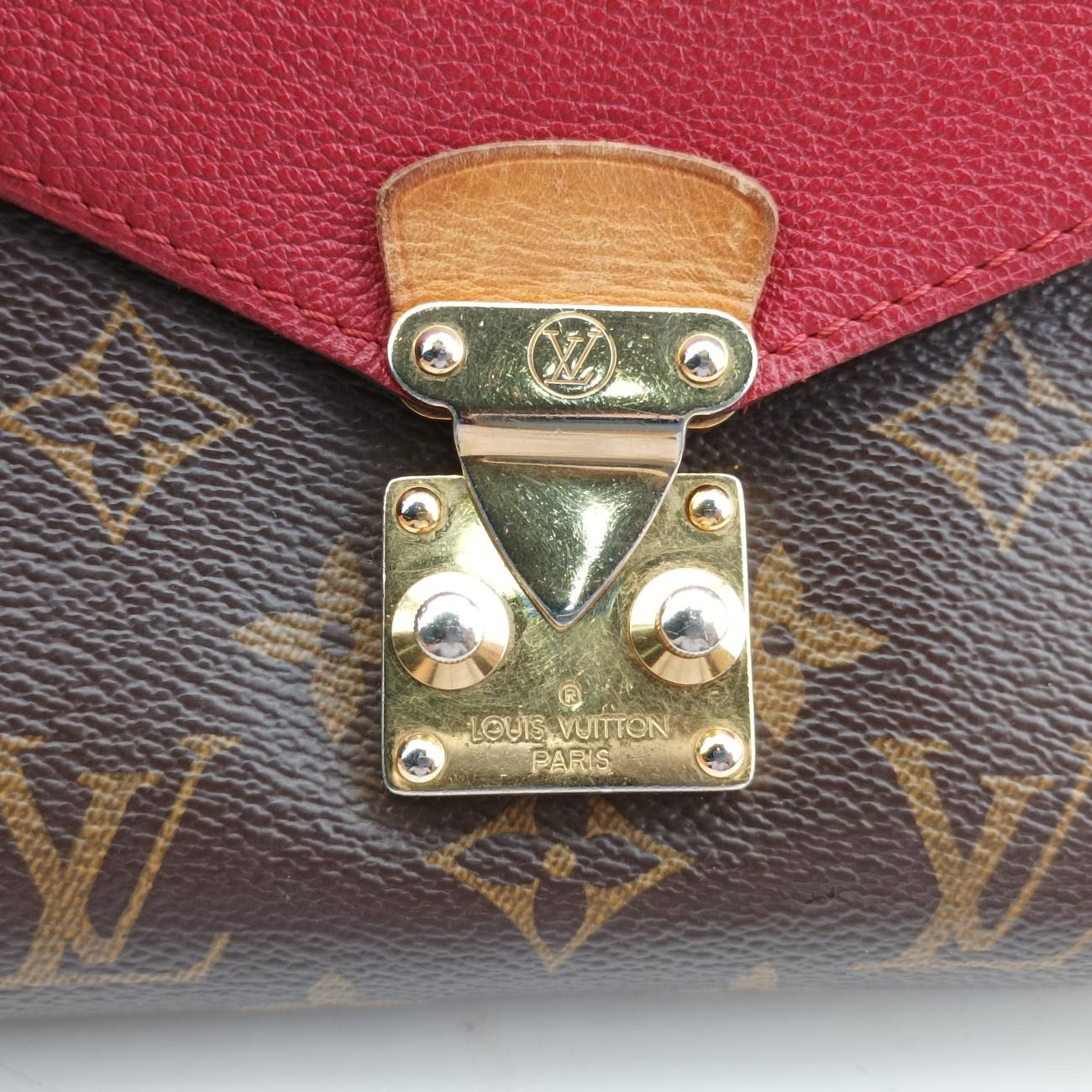 PALLAS ChainBrown×CERISEMonogram Canvas×calf leatherM41201CA1115パラス チェーンモノグラム/ブラウン系×スリーズモノグラムキャンバス×カーフレザーM41201CA1115