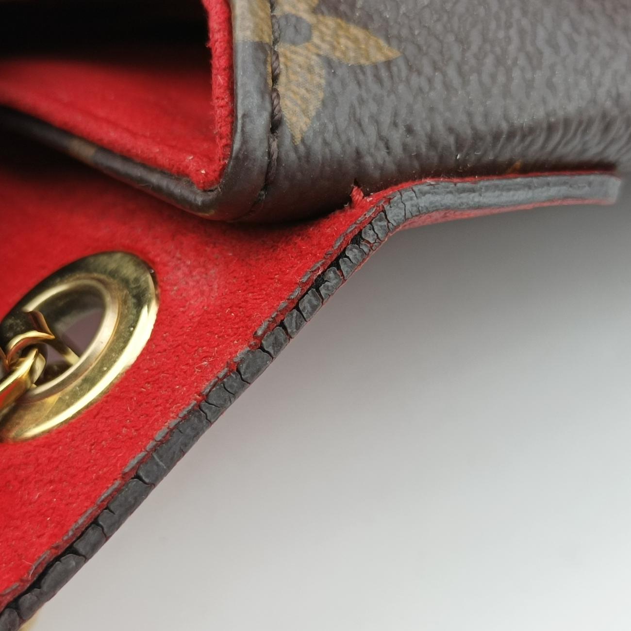 PALLAS ChainBrown×CERISEMonogram Canvas×calf leatherM41201CA1115パラス チェーンモノグラム/ブラウン系×スリーズモノグラムキャンバス×カーフレザーM41201CA1115