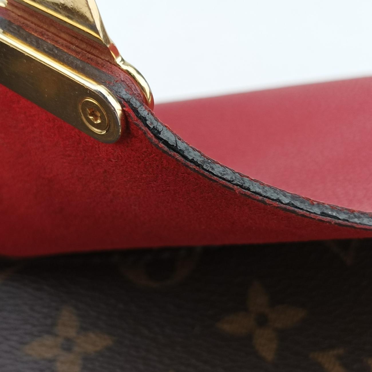 PALLAS ChainBrown×CERISEMonogram Canvas×calf leatherM41201CA1115パラス チェーンモノグラム/ブラウン系×スリーズモノグラムキャンバス×カーフレザーM41201CA1115
