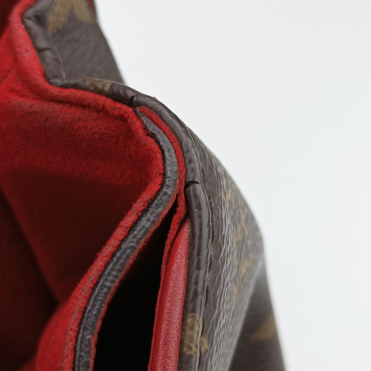 PALLAS ChainBrown×CERISEMonogram Canvas×calf leatherM41201CA1115パラス チェーンモノグラム/ブラウン系×スリーズモノグラムキャンバス×カーフレザーM41201CA1115