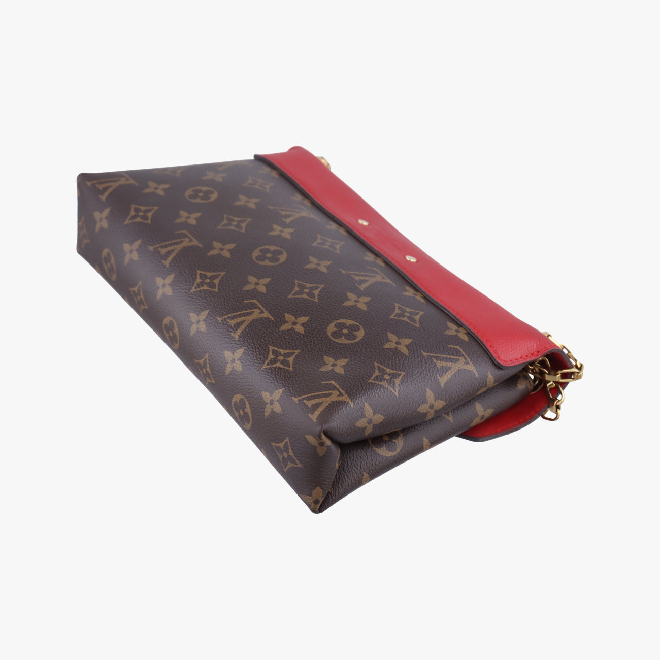 PALLAS ChainBrown×CERISEMonogram Canvas×calf leatherM41201CA1115パラス チェーンモノグラム/ブラウン系×スリーズモノグラムキャンバス×カーフレザーM41201CA1115