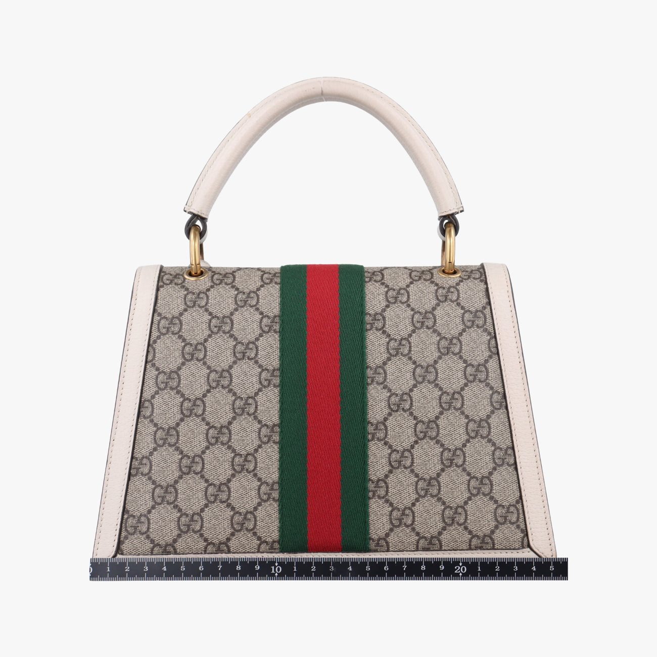 Queen MargaretWhitePVC coated canvas×Leather476541B027160674クイーン マーガレットホワイトPVCコーティングキャンバス×レザー476541B027160674