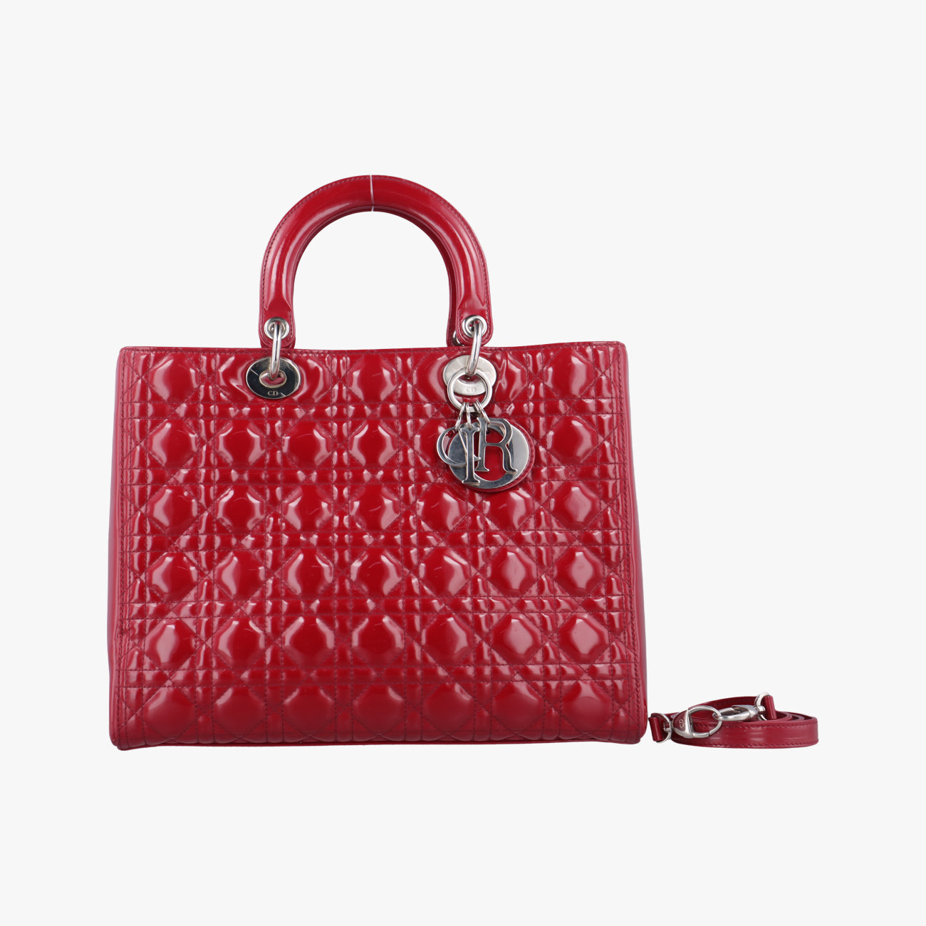 Lady DiorRedpatent15-BO-0191 Bレディディオールレッドパテント15-BO-0191 B