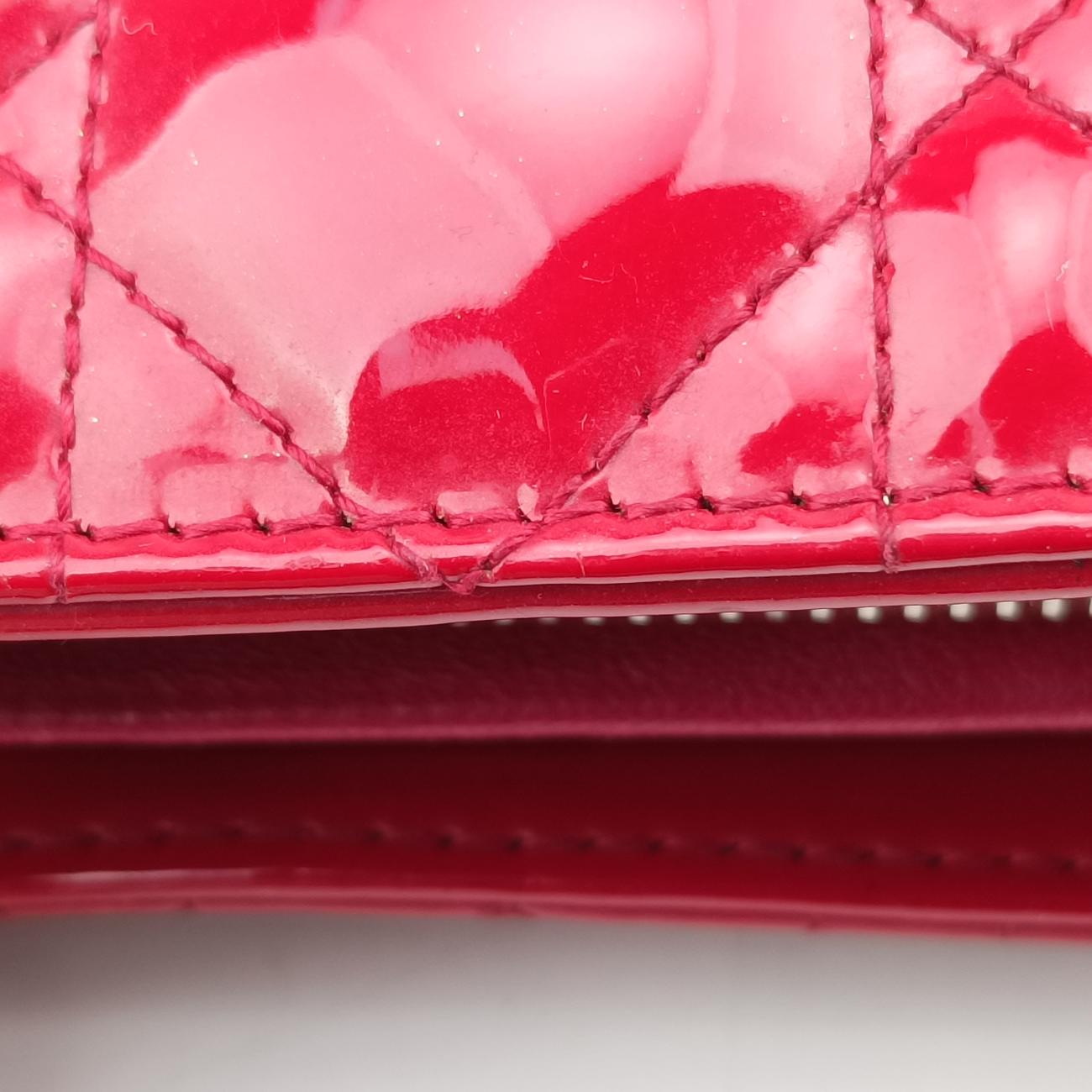 Lady DiorRedpatent15-BO-0191 Bレディディオールレッドパテント15-BO-0191 B