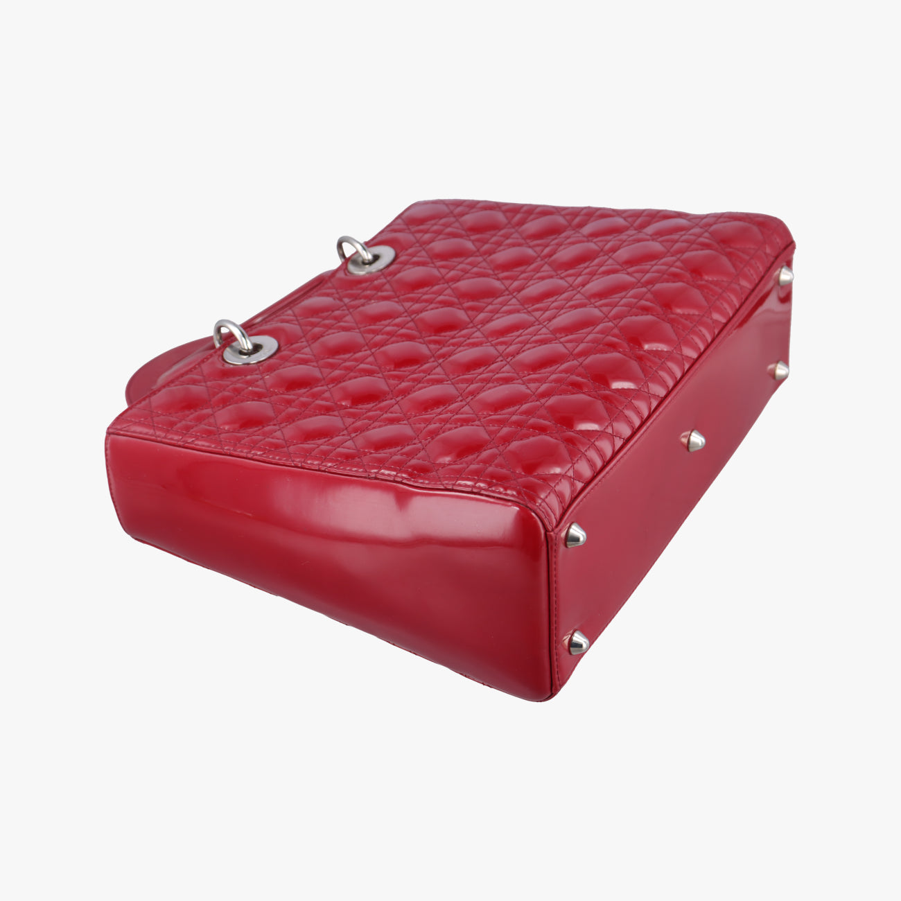 Lady DiorRedpatent15-BO-0191 Bレディディオールレッドパテント15-BO-0191 B