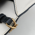 City Calf Astrology CahierWhite / BlackSaffiano leather×Leather25シティカーフ アストロロジー カイエホワイト／ブラックサフィアーノレザー×レザー25