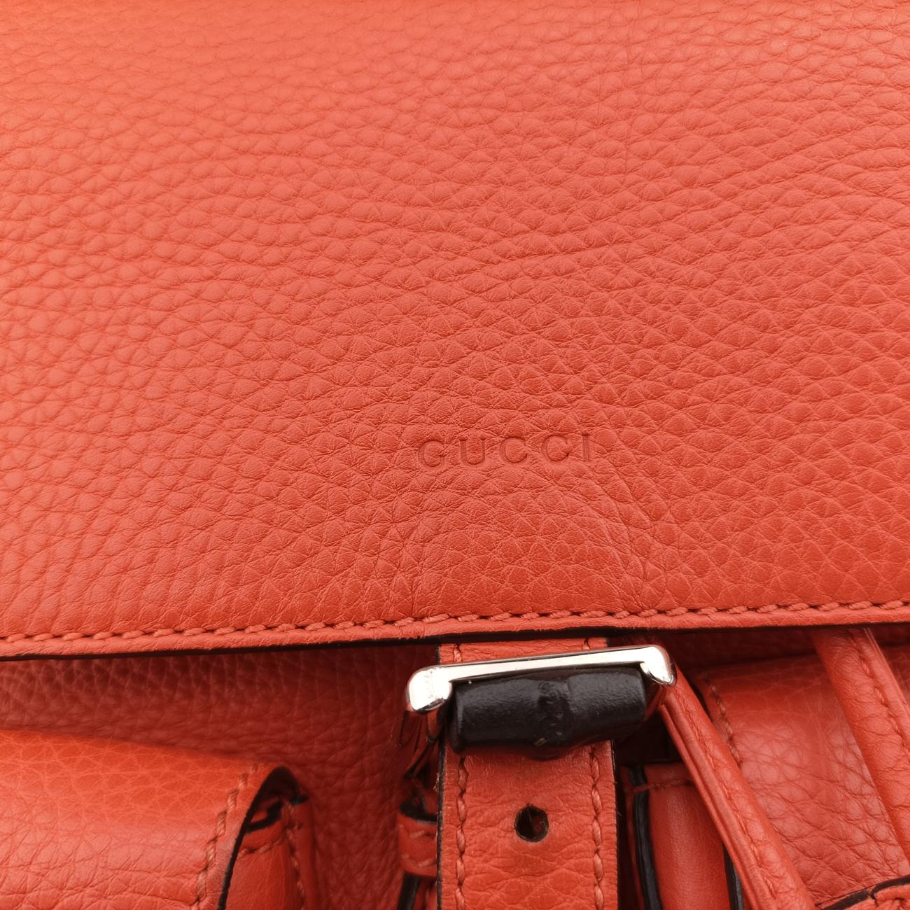 Bamboo fringe tasselOrangeLeather370833D018408774バンブーオレンジレザー370833D018408774