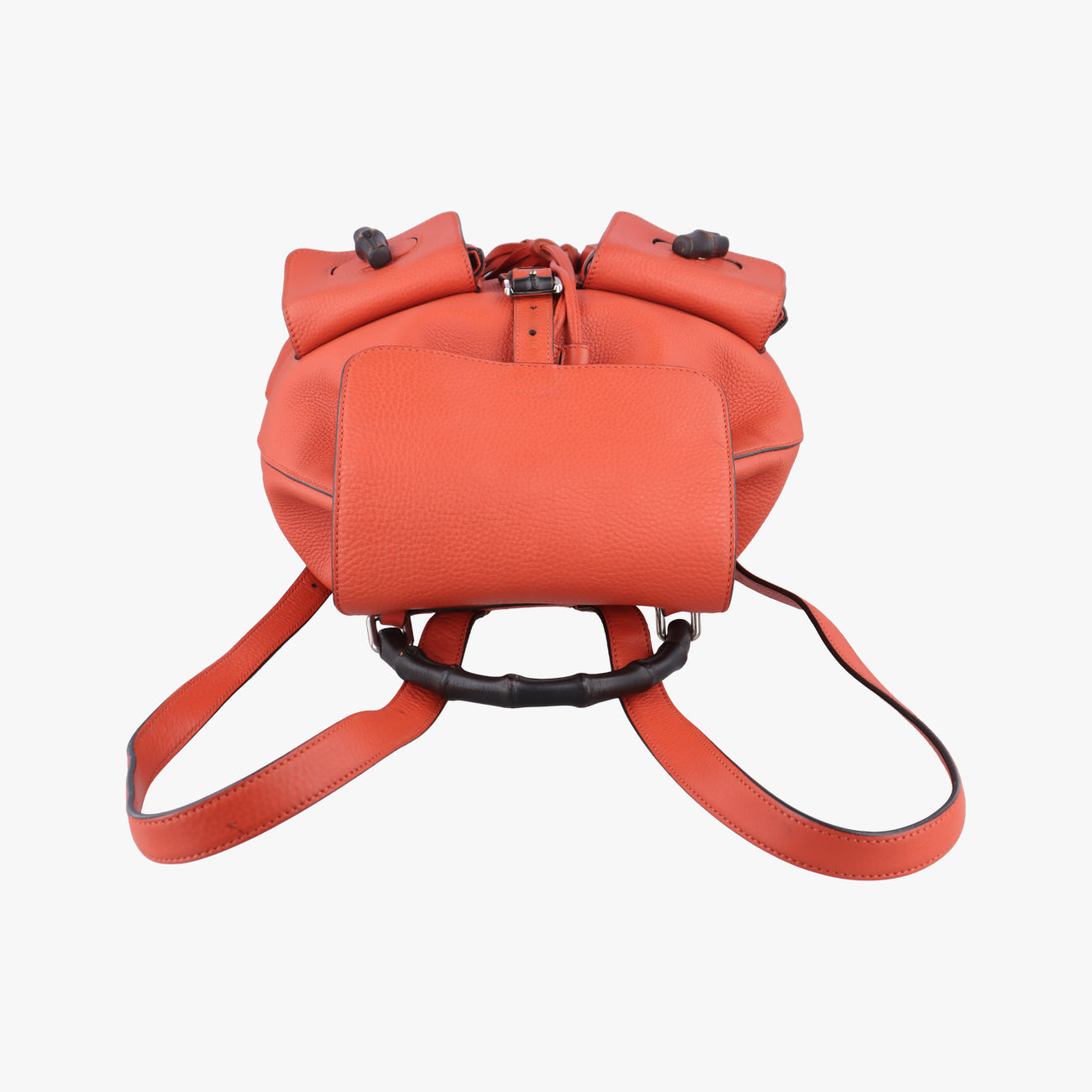 Bamboo fringe tasselOrangeLeather370833D018408774バンブーオレンジレザー370833D018408774