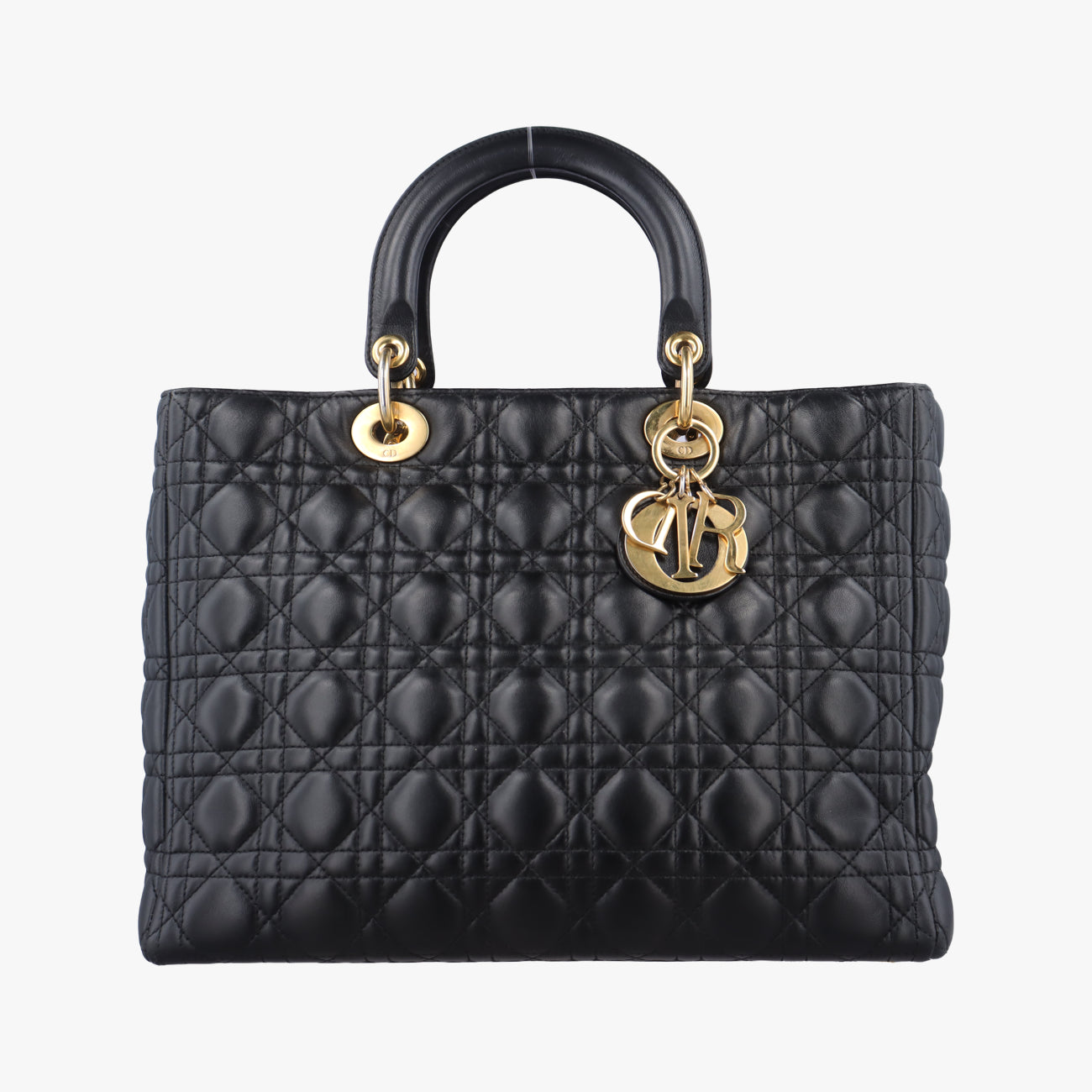 Lady DiorBlacklambskin98-MA-1009レディディオールブラックラムスキン98-MA-1009