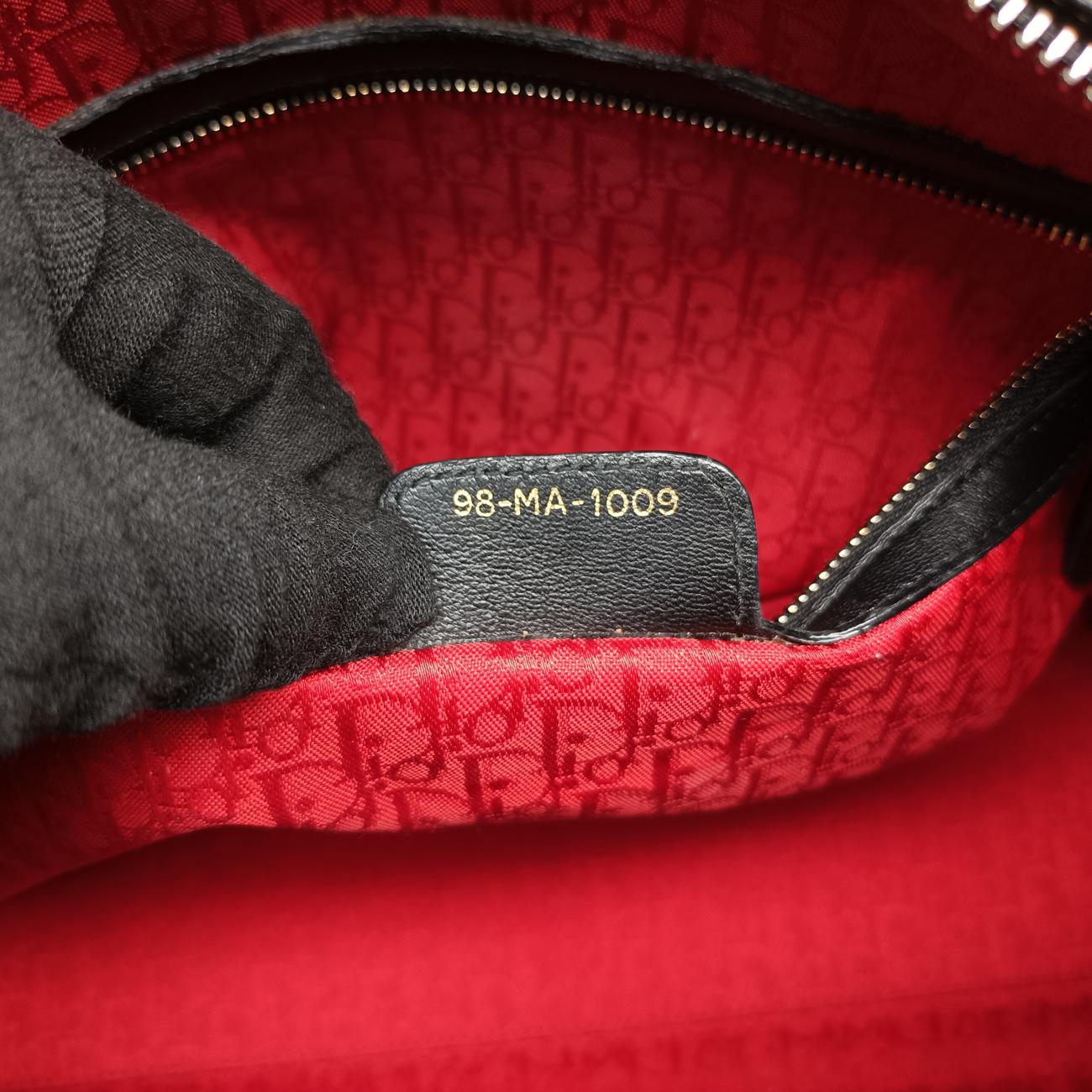 Lady DiorBlacklambskin98-MA-1009レディディオールブラックラムスキン98-MA-1009