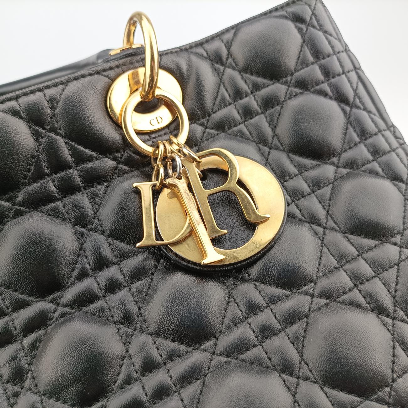 Lady DiorBlacklambskin98-MA-1009レディディオールブラックラムスキン98-MA-1009