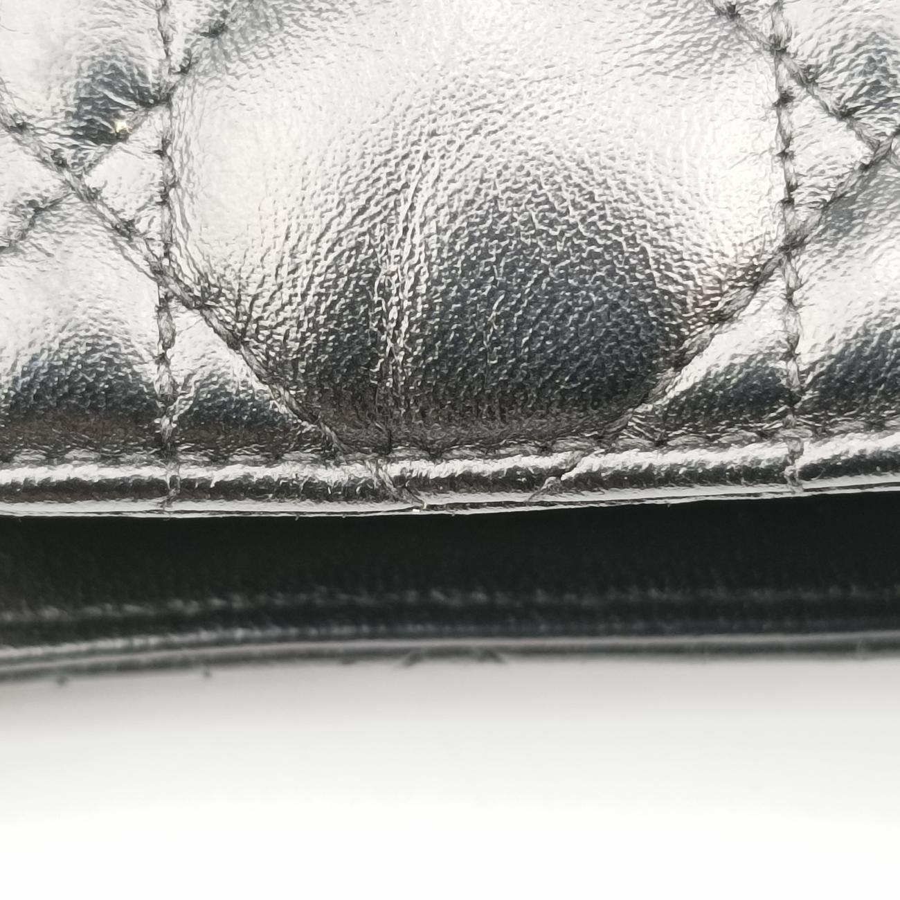 Lady DiorBlacklambskin98-MA-1009レディディオールブラックラムスキン98-MA-1009