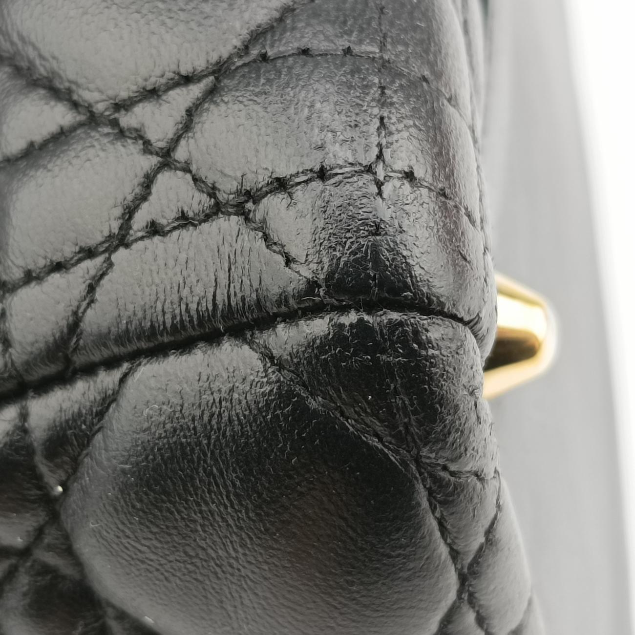 Lady DiorBlacklambskin98-MA-1009レディディオールブラックラムスキン98-MA-1009