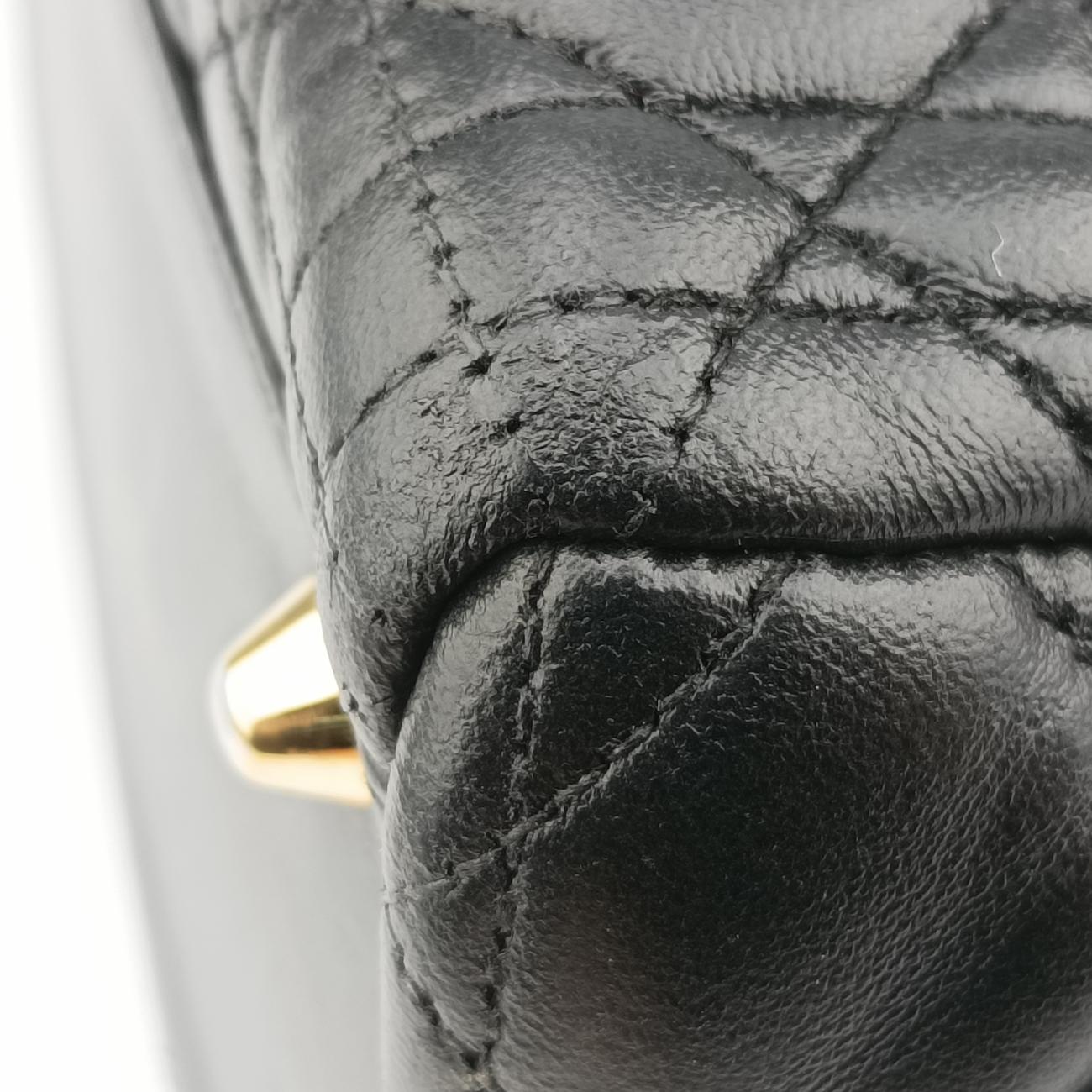 Lady DiorBlacklambskin98-MA-1009レディディオールブラックラムスキン98-MA-1009