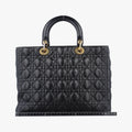 Lady DiorBlacklambskin98-MA-1009レディディオールブラックラムスキン98-MA-1009