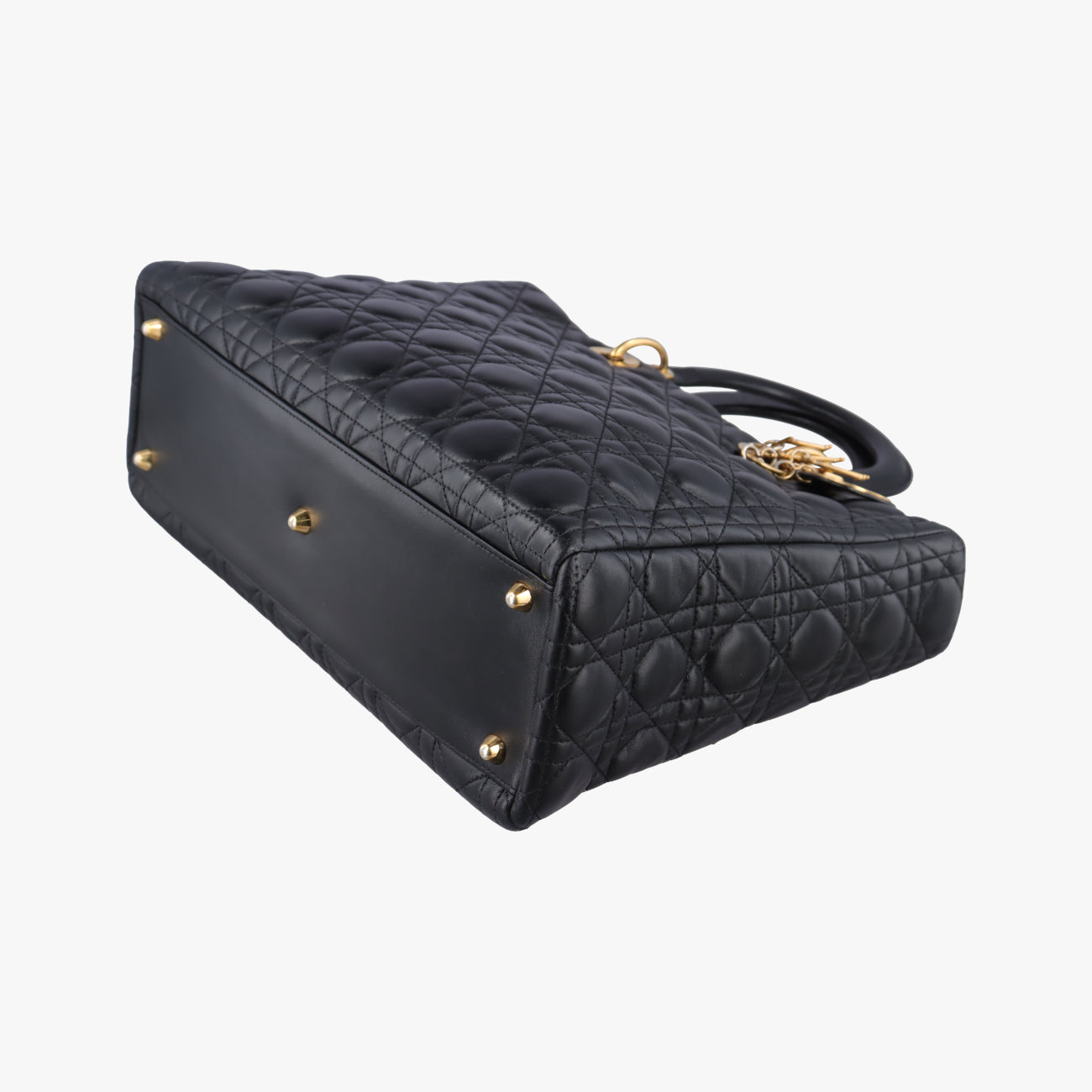 Lady DiorBlacklambskin98-MA-1009レディディオールブラックラムスキン98-MA-1009
