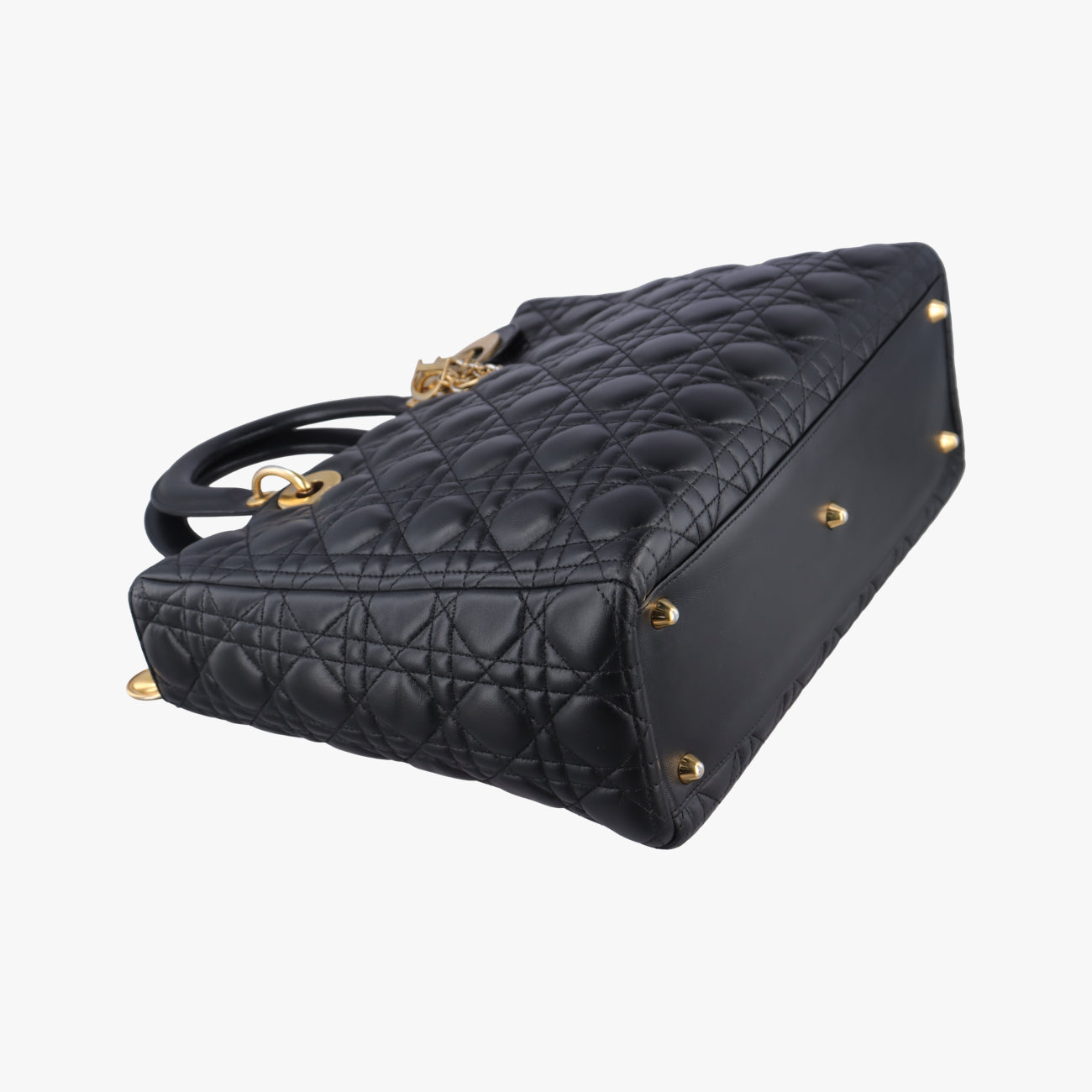 Lady DiorBlacklambskin98-MA-1009レディディオールブラックラムスキン98-MA-1009