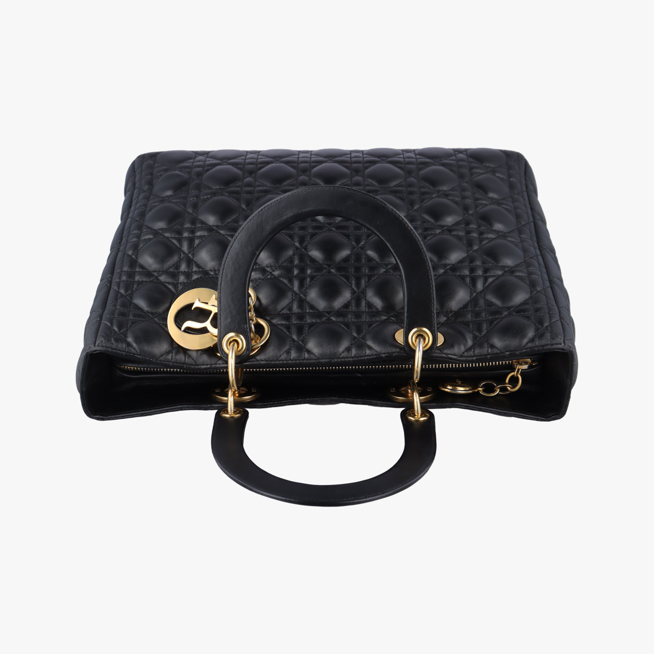Lady DiorBlacklambskin98-MA-1009レディディオールブラックラムスキン98-MA-1009