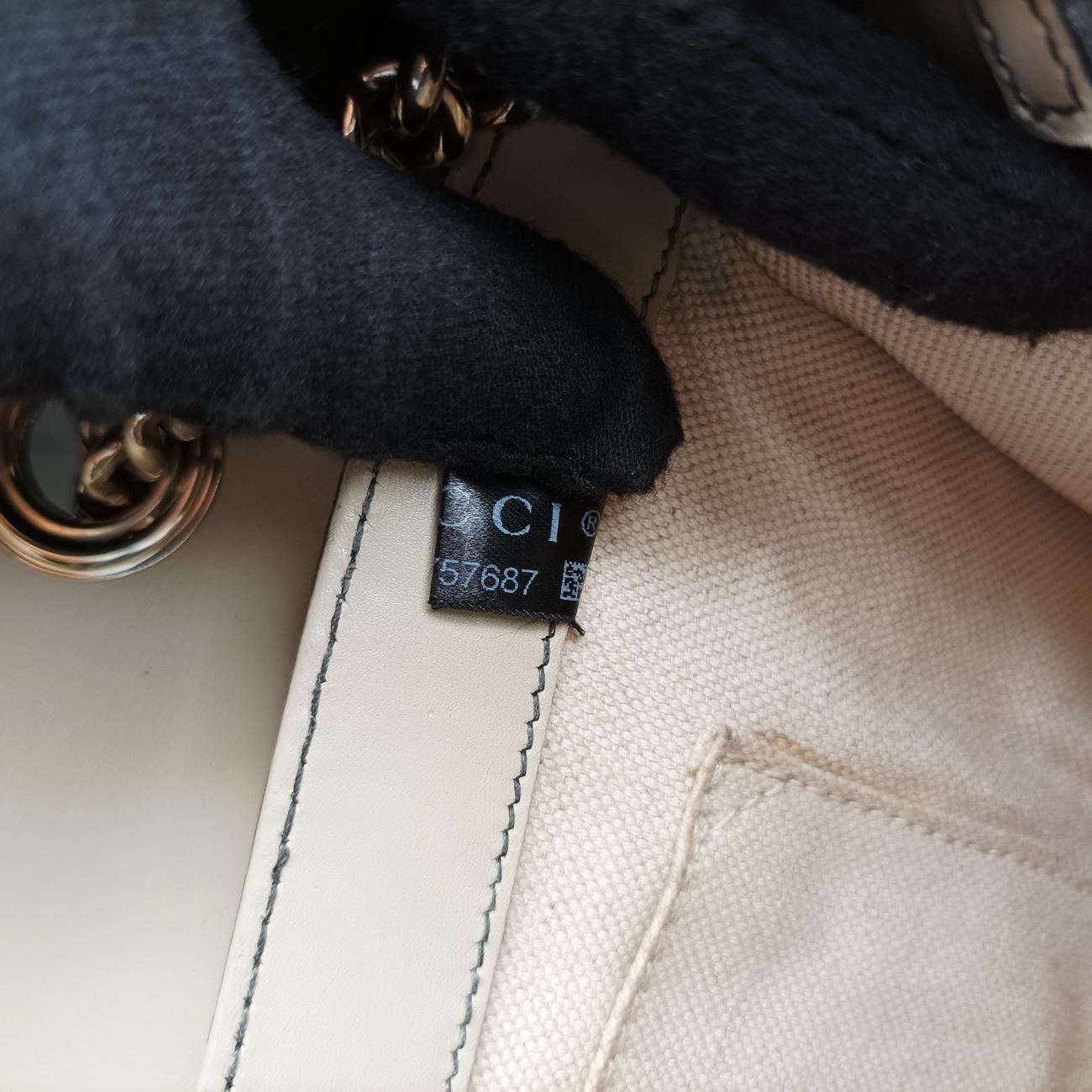 EmilyBeige×whiteLeather x canvas295402B013757687エミリーベージュ×ホワイトレザー×キャンバス295402B013757687