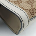 EmilyBeige×whiteLeather x canvas295402B013757687エミリーベージュ×ホワイトレザー×キャンバス295402B013757687