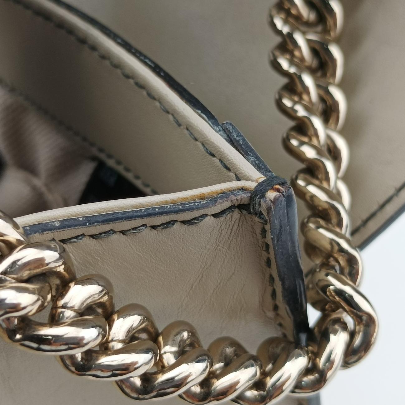 EmilyBeige×whiteLeather x canvas295402B013757687エミリーベージュ×ホワイトレザー×キャンバス295402B013757687