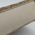 EmilyBeige×whiteLeather x canvas295402B013757687エミリーベージュ×ホワイトレザー×キャンバス295402B013757687