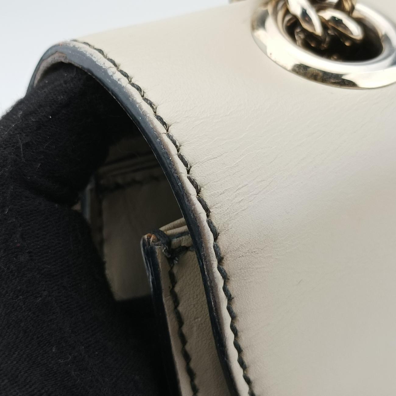 EmilyBeige×whiteLeather x canvas295402B013757687エミリーベージュ×ホワイトレザー×キャンバス295402B013757687