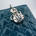 Lady DiorBluePatent　Leather12-BO-1102レディディオールブルーパテント12-BO-1102
