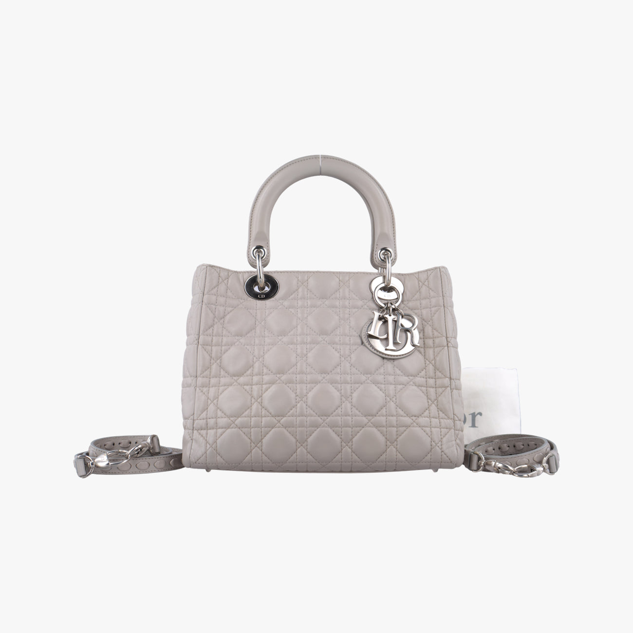 Lady DiorGreylambskin01-MA-1100レディ ディオールグレーラムスキン01-MA-1100