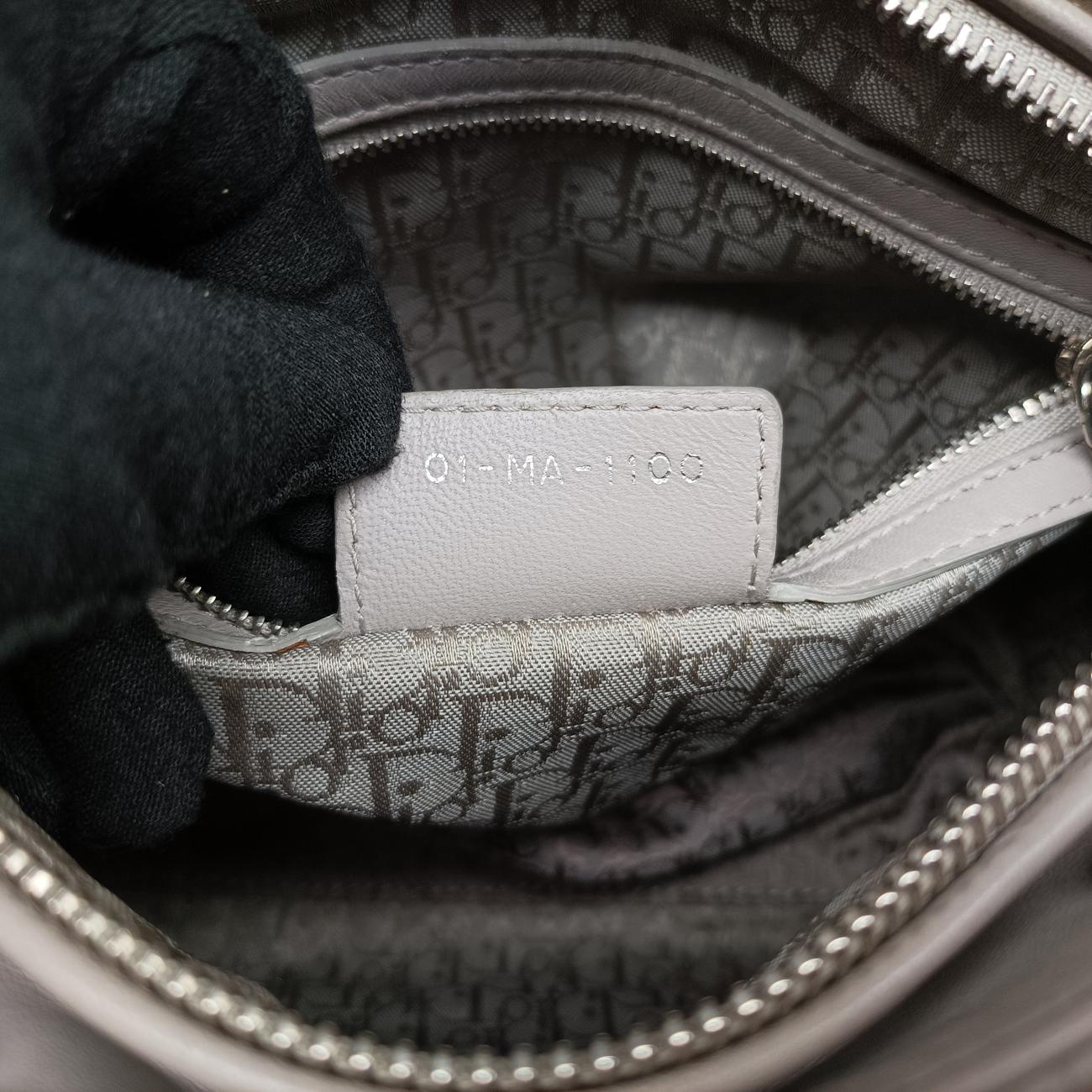 Lady DiorGreylambskin01-MA-1100レディ ディオールグレーラムスキン01-MA-1100