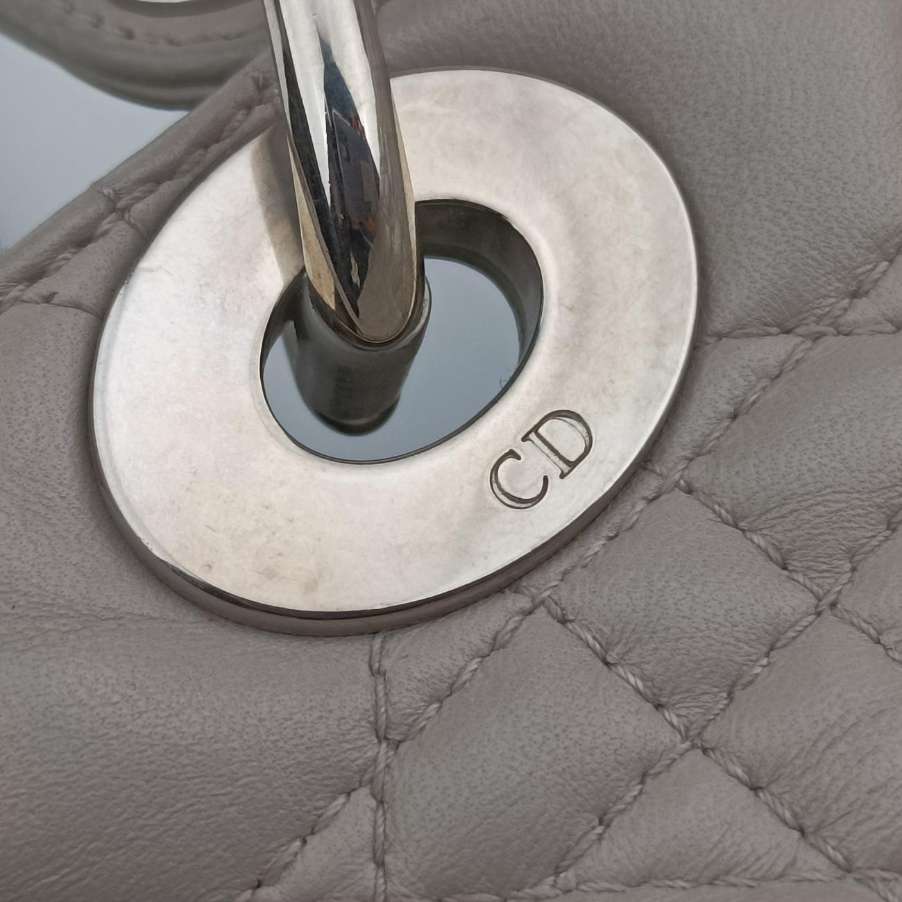 Lady DiorGreylambskin01-MA-1100レディ ディオールグレーラムスキン01-MA-1100