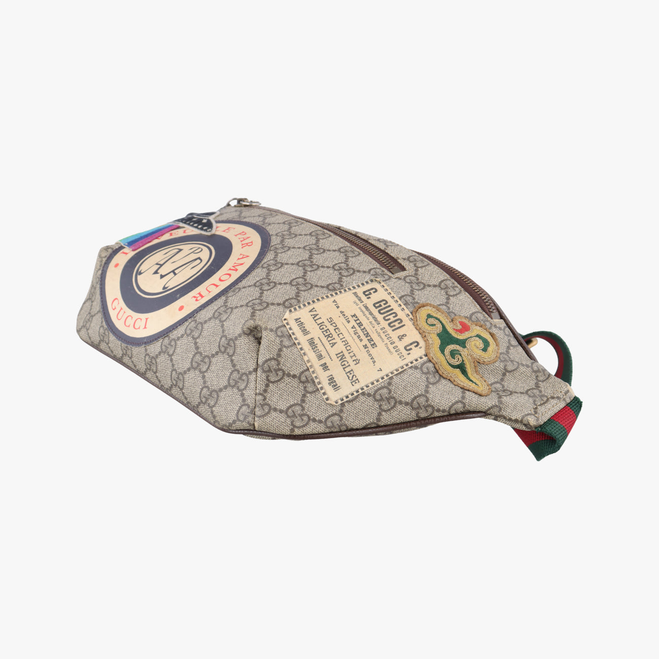 GG Supreme CourrierMulticolourPVC coated canvas529711Lot number unknownGGスプリーム クーリエ UFOワッペンマルチカラーPVCコーティングキャンバス529711製番不明