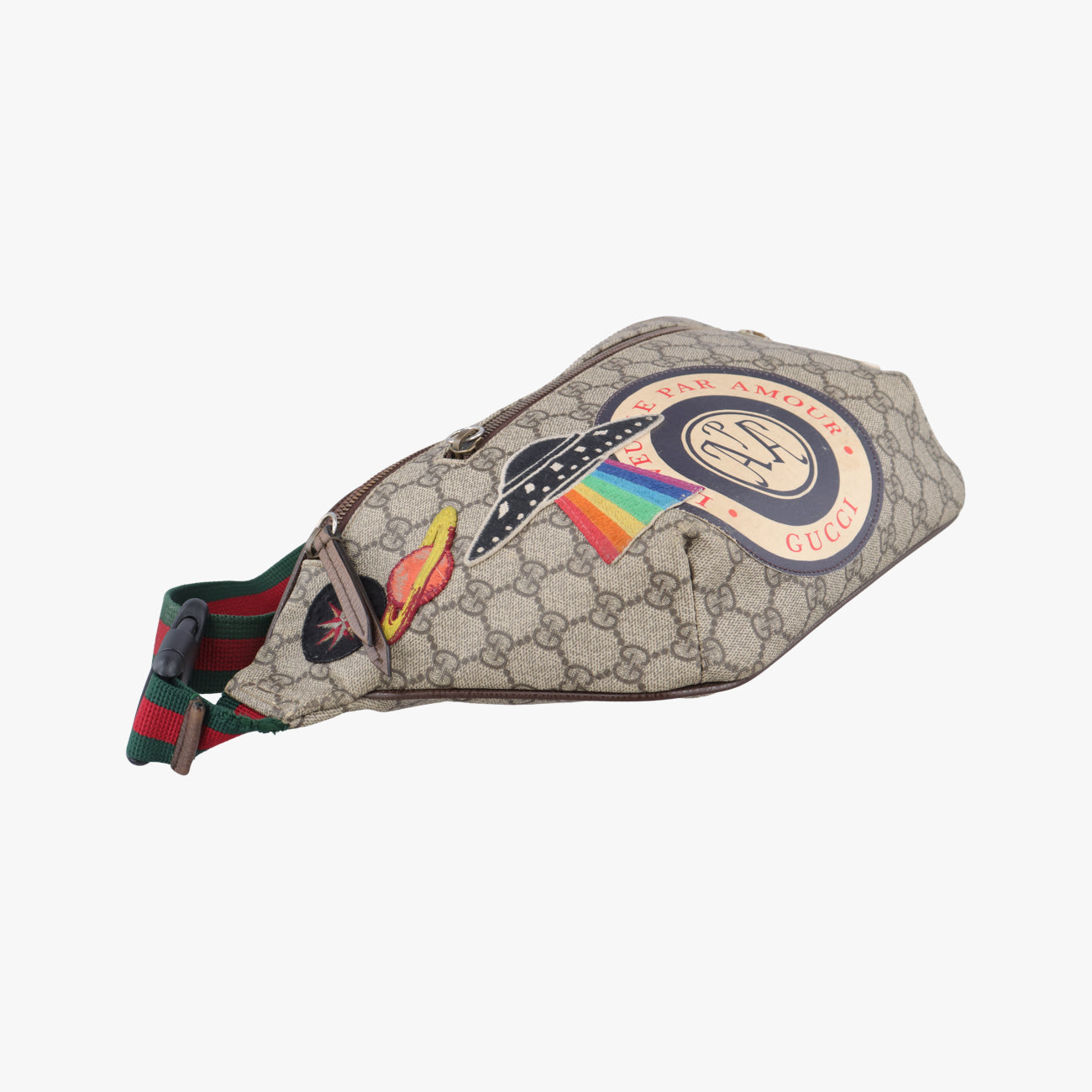 GG Supreme CourrierMulticolourPVC coated canvas529711Lot number unknownGGスプリーム クーリエ UFOワッペンマルチカラーPVCコーティングキャンバス529711製番不明