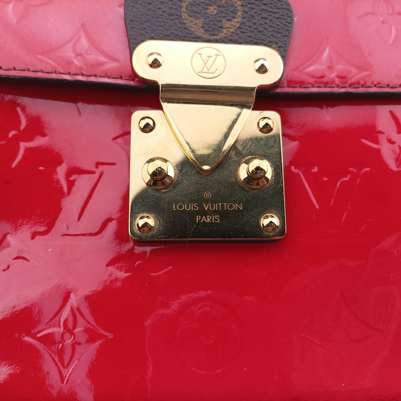 Spring street PMBrown×Scarlet x BlueVernis×Leather×Monogram CanvasM90505NZ3169スプリングストリートPMモノグラム/ブラウン系×スカーレット×ブルーヴェルニ×レザー×モノグラムキャンバスM90505NZ3169