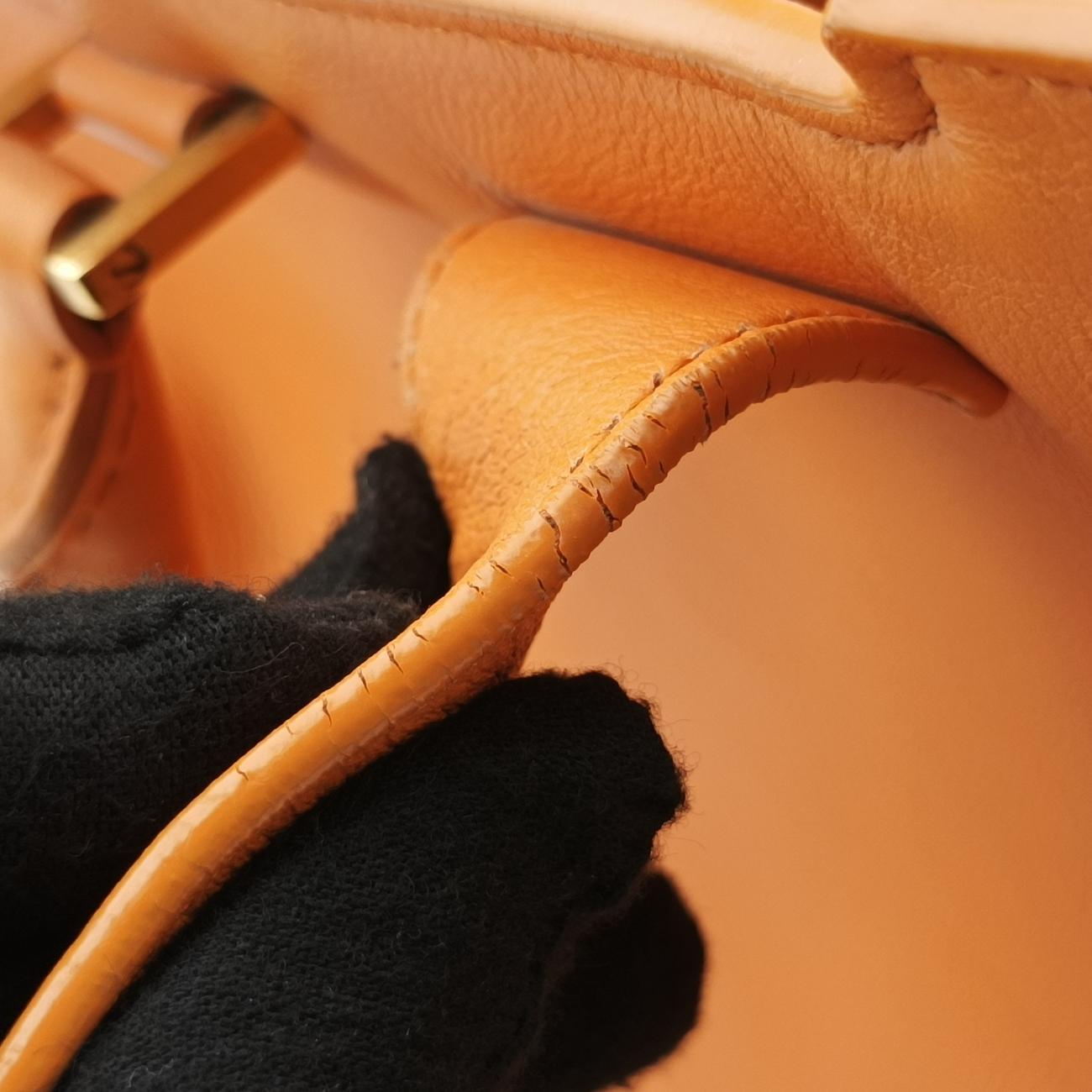 Y Ligne Petit CabasOrangeLeather311210VLR311210.1113Yライン プチカバスオレンジレザー311210VLR311210.1113