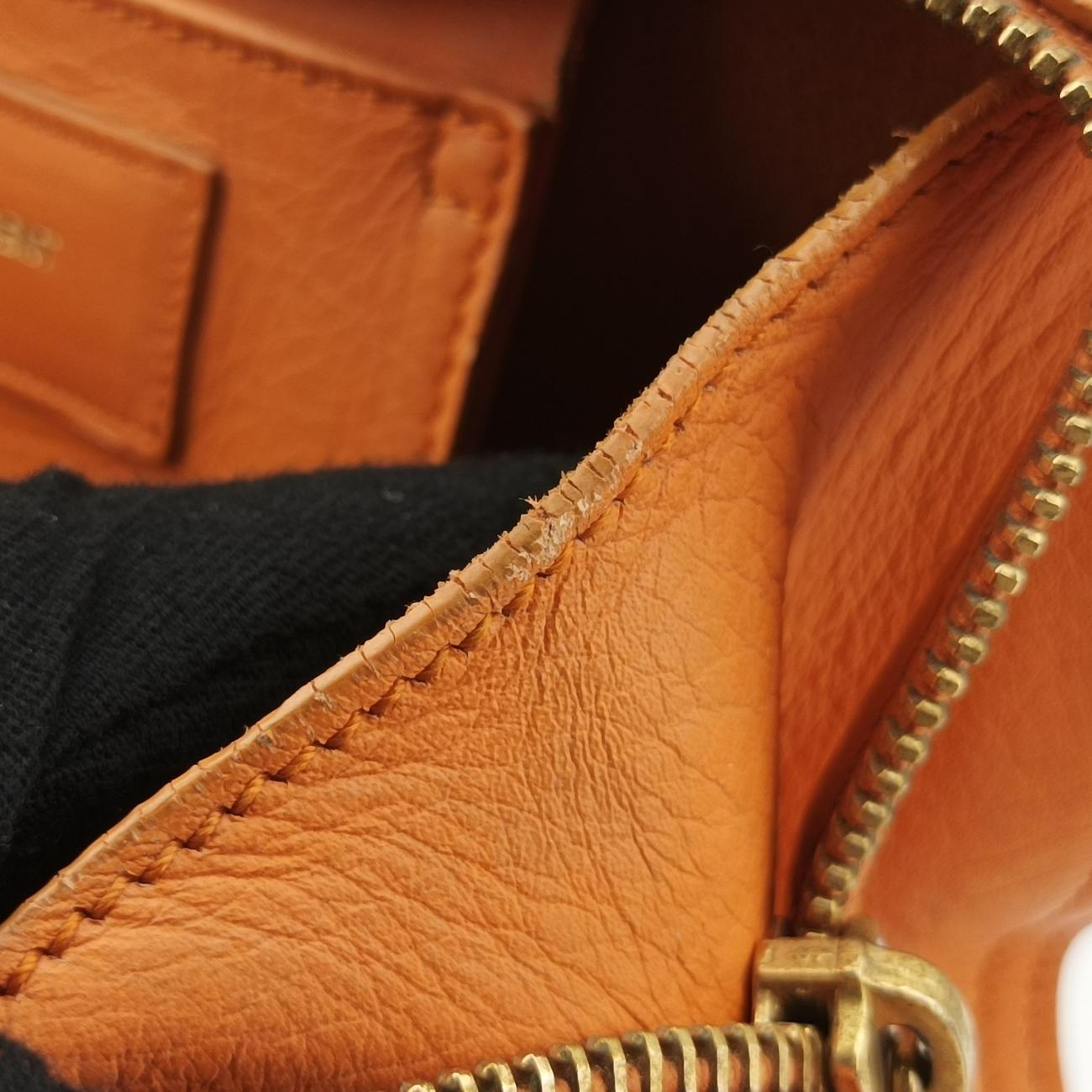 Y Ligne Petit CabasOrangeLeather311210VLR311210.1113Yライン プチカバスオレンジレザー311210VLR311210.1113