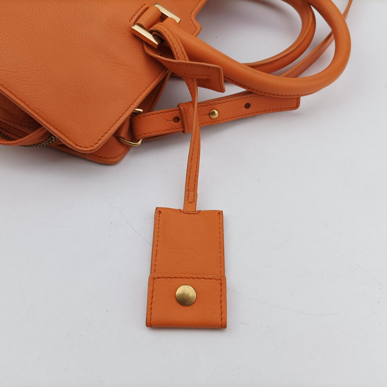 Y Ligne Petit CabasOrangeLeather311210VLR311210.1113Yライン プチカバスオレンジレザー311210VLR311210.1113