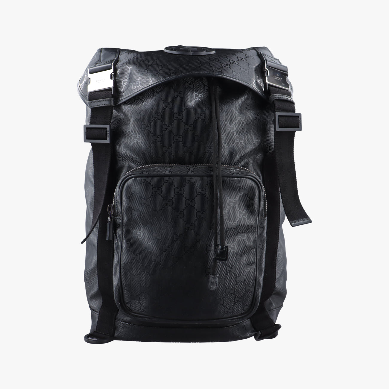 GG SupremeBlackPVC coated canvas246321F7660019GGスプリームブラックPVCコーティングキャンバス246321F7660019