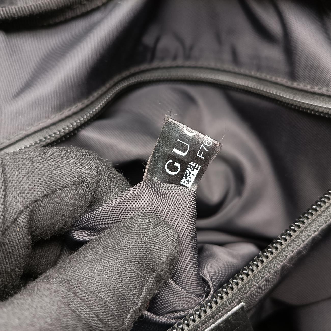 GG SupremeBlackPVC coated canvas246321F7660019GGスプリームブラックPVCコーティングキャンバス246321F7660019