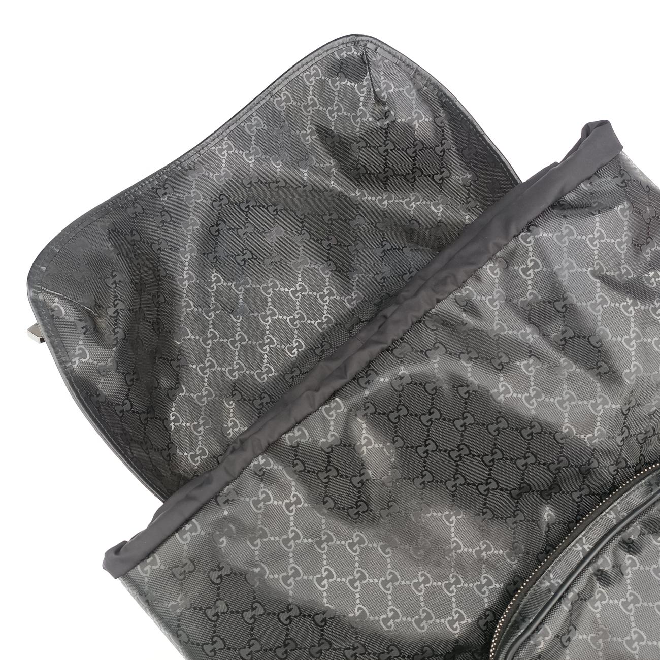 GG SupremeBlackPVC coated canvas246321F7660019GGスプリームブラックPVCコーティングキャンバス246321F7660019