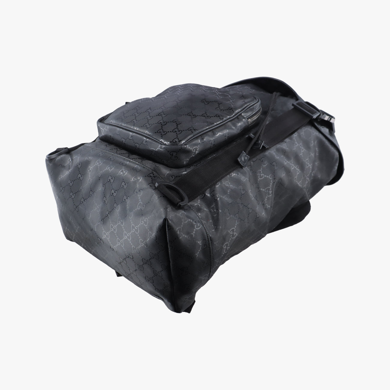 GG SupremeBlackPVC coated canvas246321F7660019GGスプリームブラックPVCコーティングキャンバス246321F7660019
